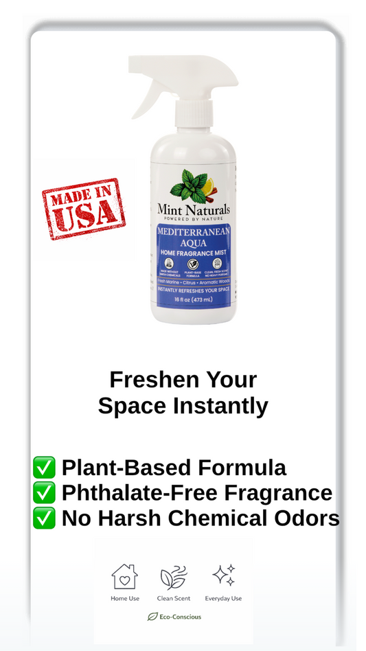 Mint Naturals - Mediterranean Aqua Home Fragrance Mist