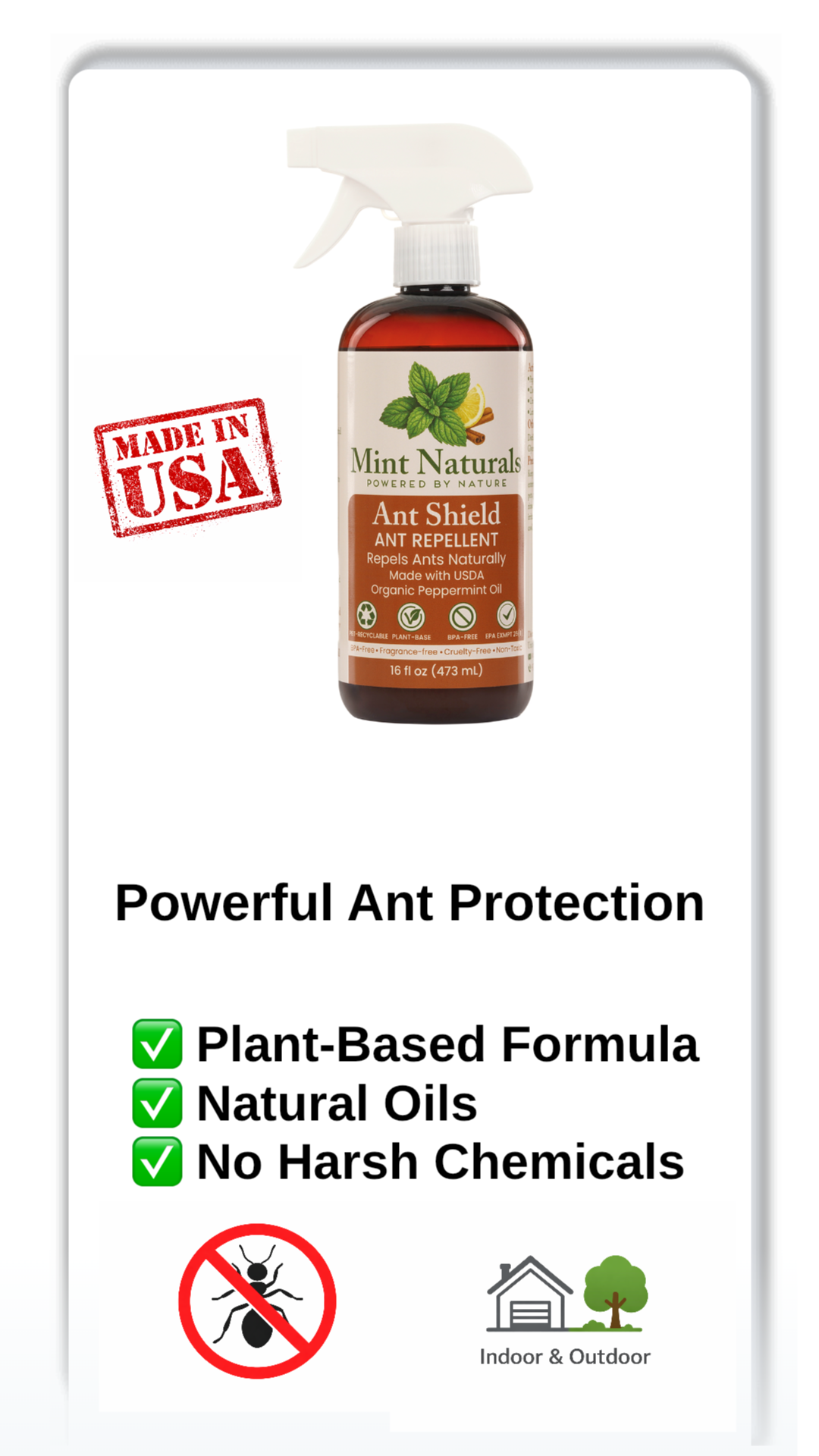 Mint Naturals – Ant Shield | Ant Repellent Spray